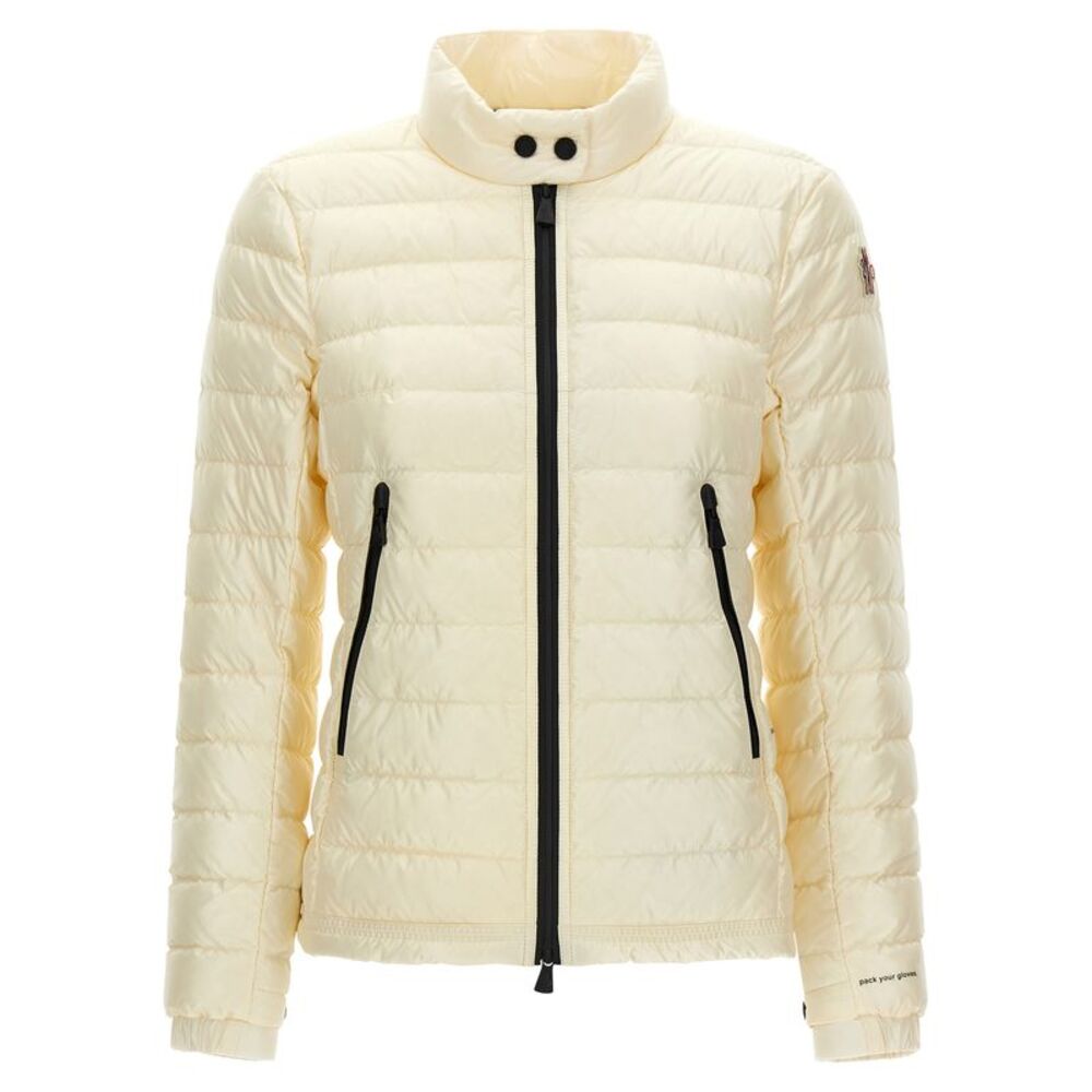 Moncler Grenoble White Polyamide Full-Length Women's Jacket